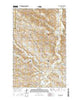 Flat Coulee Montana Current topographic map, 1:24000 scale, 7.5 X 7.5 Minute, Year 2014