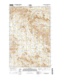 Flat Creek School Montana Current topographic map, 1:24000 scale, 7.5 X 7.5 Minute, Year 2014