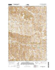 Flat Top Butte SW Montana Current topographic map, 1:24000 scale, 7.5 X 7.5 Minute, Year 2014
