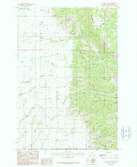 Flathead Pass Montana Historical topographic map, 1:24000 scale, 7.5 X 7.5 Minute, Year 1987