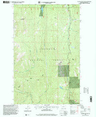 Flatiron Mountain Montana Historical topographic map, 1:24000 scale, 7.5 X 7.5 Minute, Year 1997