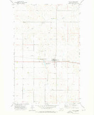 Flaxville Montana Historical topographic map, 1:24000 scale, 7.5 X 7.5 Minute, Year 1973