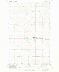 Flaxville Montana Historical topographic map, 1:24000 scale, 7.5 X 7.5 Minute, Year 1973