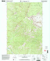 Flint Mountain Montana Historical topographic map, 1:24000 scale, 7.5 X 7.5 Minute, Year 1999