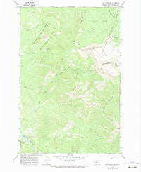 Flint Mountain Montana Historical topographic map, 1:24000 scale, 7.5 X 7.5 Minute, Year 1970
