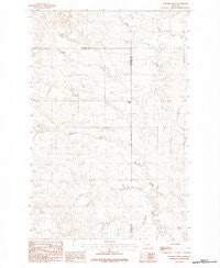 Flowing Well Montana Historical topographic map, 1:24000 scale, 7.5 X 7.5 Minute, Year 1983