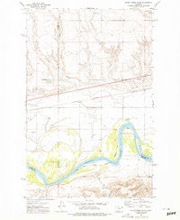 Flynn Creek South Montana Historical topographic map, 1:24000 scale, 7.5 X 7.5 Minute, Year 1972