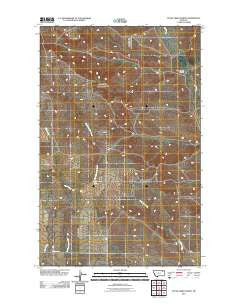 Flynn Creek North Montana Historical topographic map, 1:24000 scale, 7.5 X 7.5 Minute, Year 2011