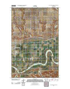 Flynn Creek South Montana Historical topographic map, 1:24000 scale, 7.5 X 7.5 Minute, Year 2011