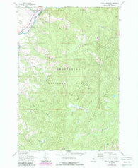 Foolhen Mountain Montana Historical topographic map, 1:24000 scale, 7.5 X 7.5 Minute, Year 1962