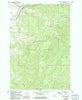 Foolhen Mountain Montana Historical topographic map, 1:24000 scale, 7.5 X 7.5 Minute, Year 1962