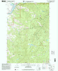 Foolhen Mountain Montana Historical topographic map, 1:24000 scale, 7.5 X 7.5 Minute, Year 1997