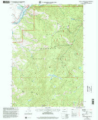 Foolhen Mountain Montana Historical topographic map, 1:24000 scale, 7.5 X 7.5 Minute, Year 1997
