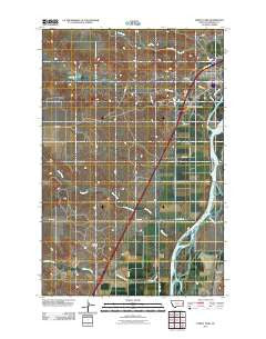 Forest Park Montana Historical topographic map, 1:24000 scale, 7.5 X 7.5 Minute, Year 2011