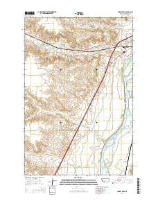 Forest Park Montana Current topographic map, 1:24000 scale, 7.5 X 7.5 Minute, Year 2014