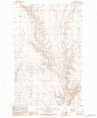 Forks Montana Historical topographic map, 1:24000 scale, 7.5 X 7.5 Minute, Year 1984