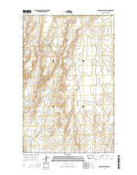 Forsman Reservoir Montana Current topographic map, 1:24000 scale, 7.5 X 7.5 Minute, Year 2014