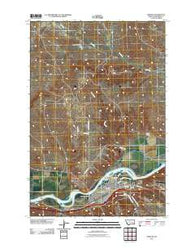 Forsyth Montana Historical topographic map, 1:24000 scale, 7.5 X 7.5 Minute, Year 2011