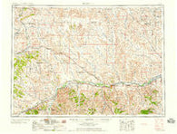 Forsyth Montana Historical topographic map, 1:250000 scale, 1 X 2 Degree, Year 1958