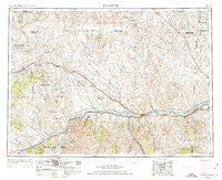Forsyth Montana Historical topographic map, 1:250000 scale, 1 X 2 Degree, Year 1954