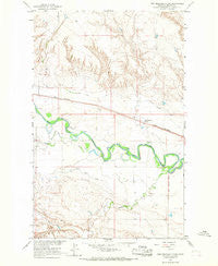 Fort Belknap Siding Montana Historical topographic map, 1:24000 scale, 7.5 X 7.5 Minute, Year 1964