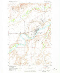 Fort Benton Montana Historical topographic map, 1:24000 scale, 7.5 X 7.5 Minute, Year 1954
