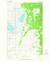Fort Connah Montana Historical topographic map, 1:24000 scale, 7.5 X 7.5 Minute, Year 1964