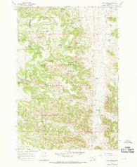 Fort Howes Montana Historical topographic map, 1:24000 scale, 7.5 X 7.5 Minute, Year 1966