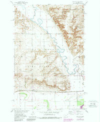 Fort Kipp Montana Historical topographic map, 1:24000 scale, 7.5 X 7.5 Minute, Year 1948