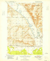 Fort Kipp Montana Historical topographic map, 1:24000 scale, 7.5 X 7.5 Minute, Year 1949