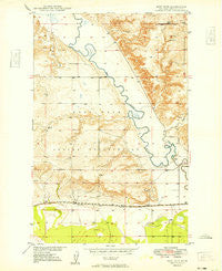 Fort Kipp Montana Historical topographic map, 1:24000 scale, 7.5 X 7.5 Minute, Year 1949