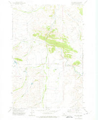 Fort Logan Montana Historical topographic map, 1:24000 scale, 7.5 X 7.5 Minute, Year 1971