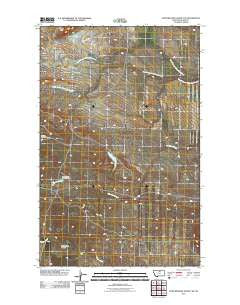 Fort Belknap Agency SE Montana Historical topographic map, 1:24000 scale, 7.5 X 7.5 Minute, Year 2011