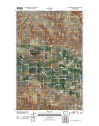 Fort Belknap Siding Montana Historical topographic map, 1:24000 scale, 7.5 X 7.5 Minute, Year 2011