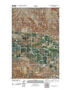 Fort Belknap Siding Montana Historical topographic map, 1:24000 scale, 7.5 X 7.5 Minute, Year 2011
