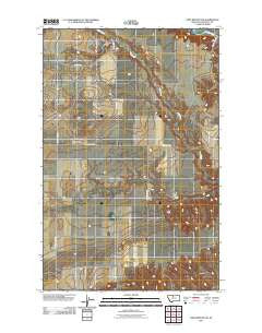 Fort Benton NW Montana Historical topographic map, 1:24000 scale, 7.5 X 7.5 Minute, Year 2011