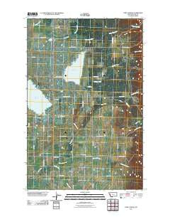 Fort Connah Montana Historical topographic map, 1:24000 scale, 7.5 X 7.5 Minute, Year 2011