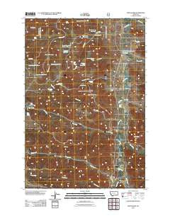 Fort Howes Montana Historical topographic map, 1:24000 scale, 7.5 X 7.5 Minute, Year 2011