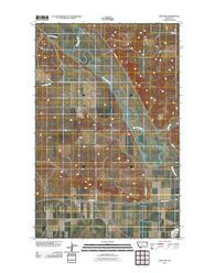 Fort Kipp Montana Historical topographic map, 1:24000 scale, 7.5 X 7.5 Minute, Year 2011