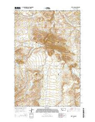 Fort Logan Montana Current topographic map, 1:24000 scale, 7.5 X 7.5 Minute, Year 2014