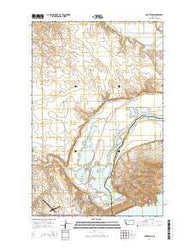 Fort Peck Montana Current topographic map, 1:24000 scale, 7.5 X 7.5 Minute, Year 2014