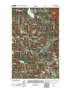 Fortine Montana Historical topographic map, 1:24000 scale, 7.5 X 7.5 Minute, Year 2011