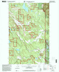 Fortine Montana Historical topographic map, 1:24000 scale, 7.5 X 7.5 Minute, Year 1997