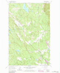 Fortine Montana Historical topographic map, 1:24000 scale, 7.5 X 7.5 Minute, Year 1963