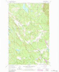 Fortine Montana Historical topographic map, 1:24000 scale, 7.5 X 7.5 Minute, Year 1963