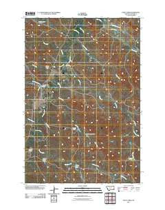 Forty Creek Montana Historical topographic map, 1:24000 scale, 7.5 X 7.5 Minute, Year 2011