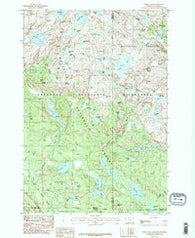 Fossil Lake Montana Historical topographic map, 1:24000 scale, 7.5 X 7.5 Minute, Year 1986