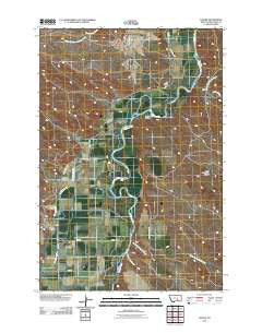 Foster Montana Historical topographic map, 1:24000 scale, 7.5 X 7.5 Minute, Year 2011
