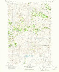 Foster Creek School Montana Historical topographic map, 1:24000 scale, 7.5 X 7.5 Minute, Year 1973