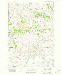 Foster Creek School Montana Historical topographic map, 1:24000 scale, 7.5 X 7.5 Minute, Year 1973